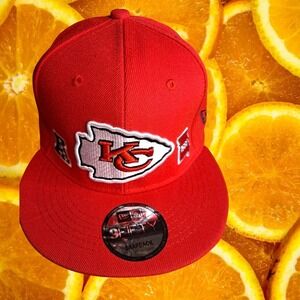 Kansas City Chiefs New Era 9FIFTY NFL Hat Cap SNAPBACK Adjustable Mens